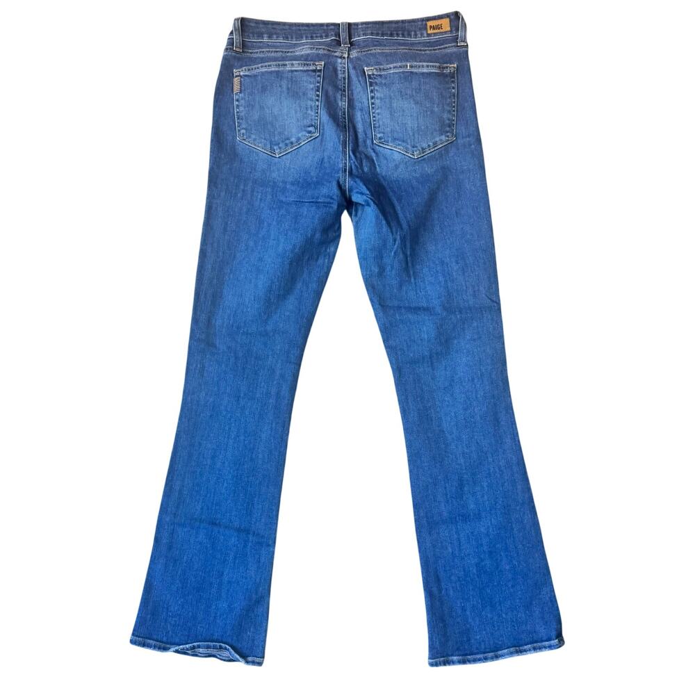 Paige Women's Manhattan Mid Rise Medium Wash Ackalia Bootcut Jeans - Size 30 - Picture 7 of 10